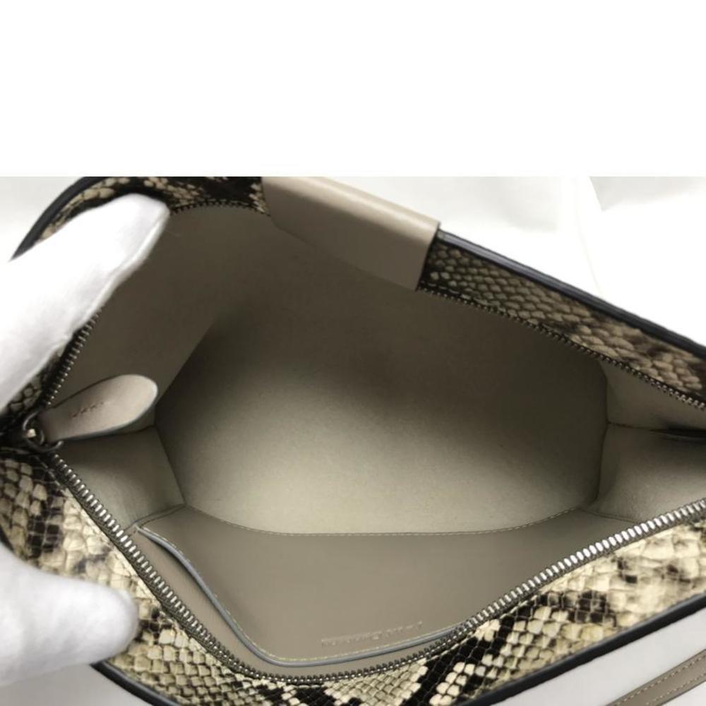 J&M Davidson Bateau Embossed Python Bag - Picture 4 of 6
